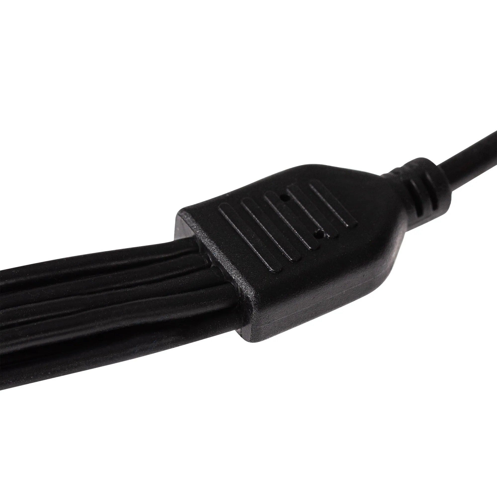 Maplin 9 Way Power Splitter Cable DC 1x Female 9x Male 5.5 x 2.1mm for CCTV - Black