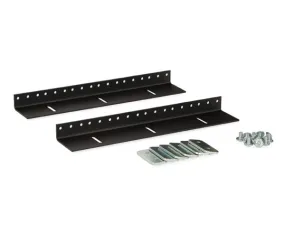 Network Rack, Adjustable Rail Kits, Vertical, 10-32 Tapped