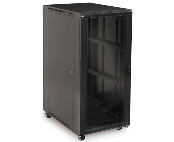 Network Rack, Server Enclosures, Glass Front, Solid Rear Doors