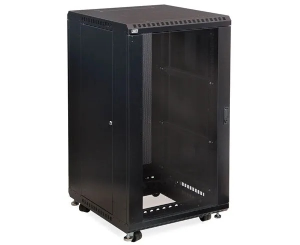 Network Rack, Server Enclosures, Glass Front, Solid Rear Doors