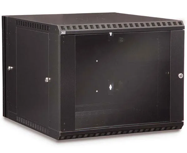 Network Rack, Swing-Out Wall Mount Enclosures, Glass Door