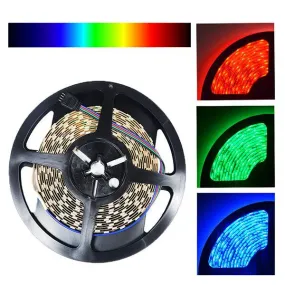 NovaBright 12V UL Approved Color Changing 5050SMD LED Strip Light RGB IP20 Reel Only