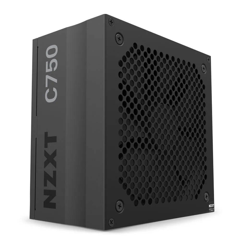 NZXT C750 ATX PSU, 750W Power Supply, 80  Gold, Ghost Fully Modular, ATX Gaming PSU Quiet Supply