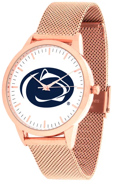 Penn State Statement Mesh Band Unisex Watch - Rose