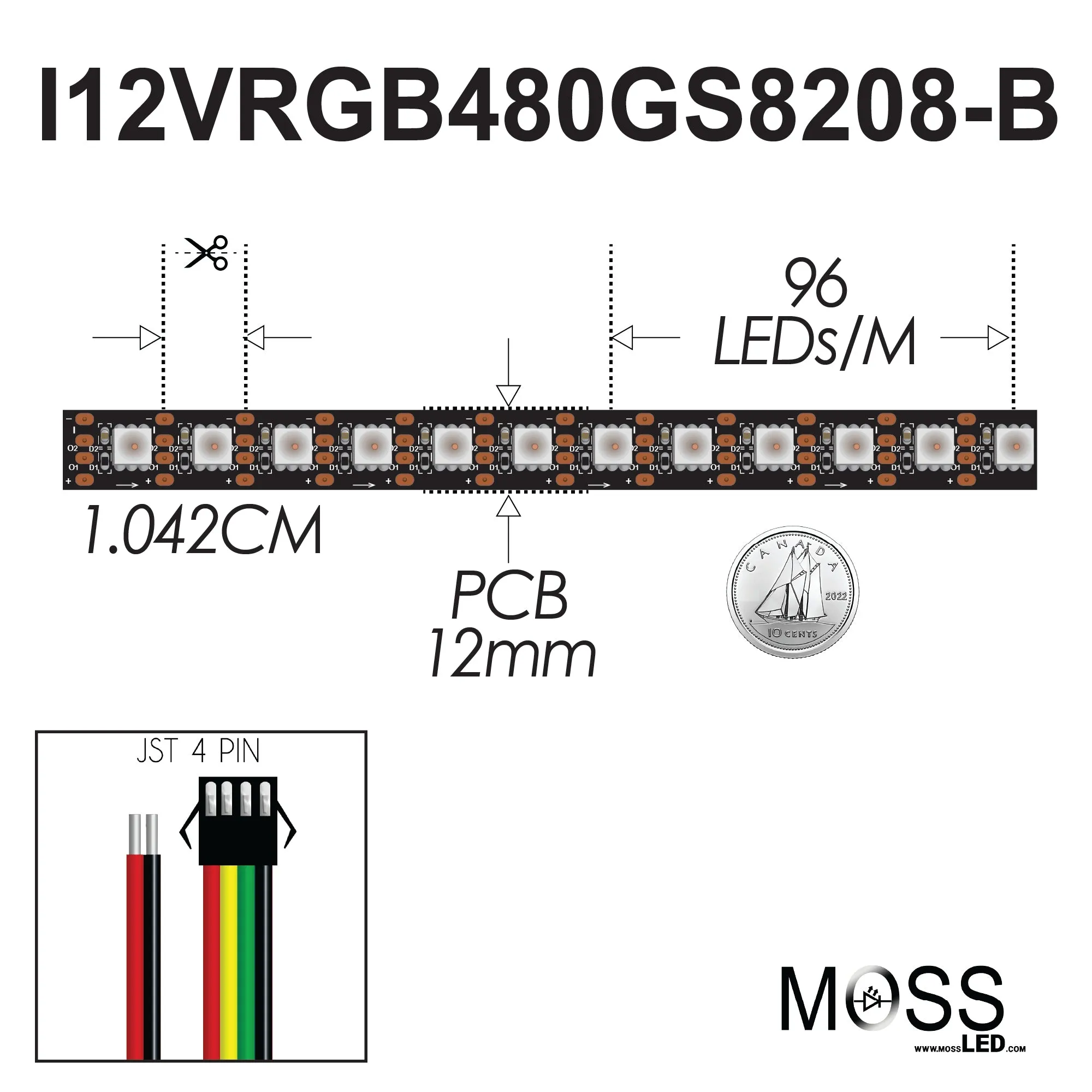 Pixel FlexLED 12V RGB High Frequency Individual Chip Control