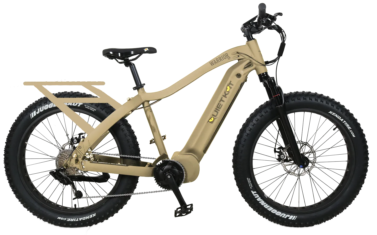 QuietKat Warrior 1000W Fat Tire Electric Mountain Bike