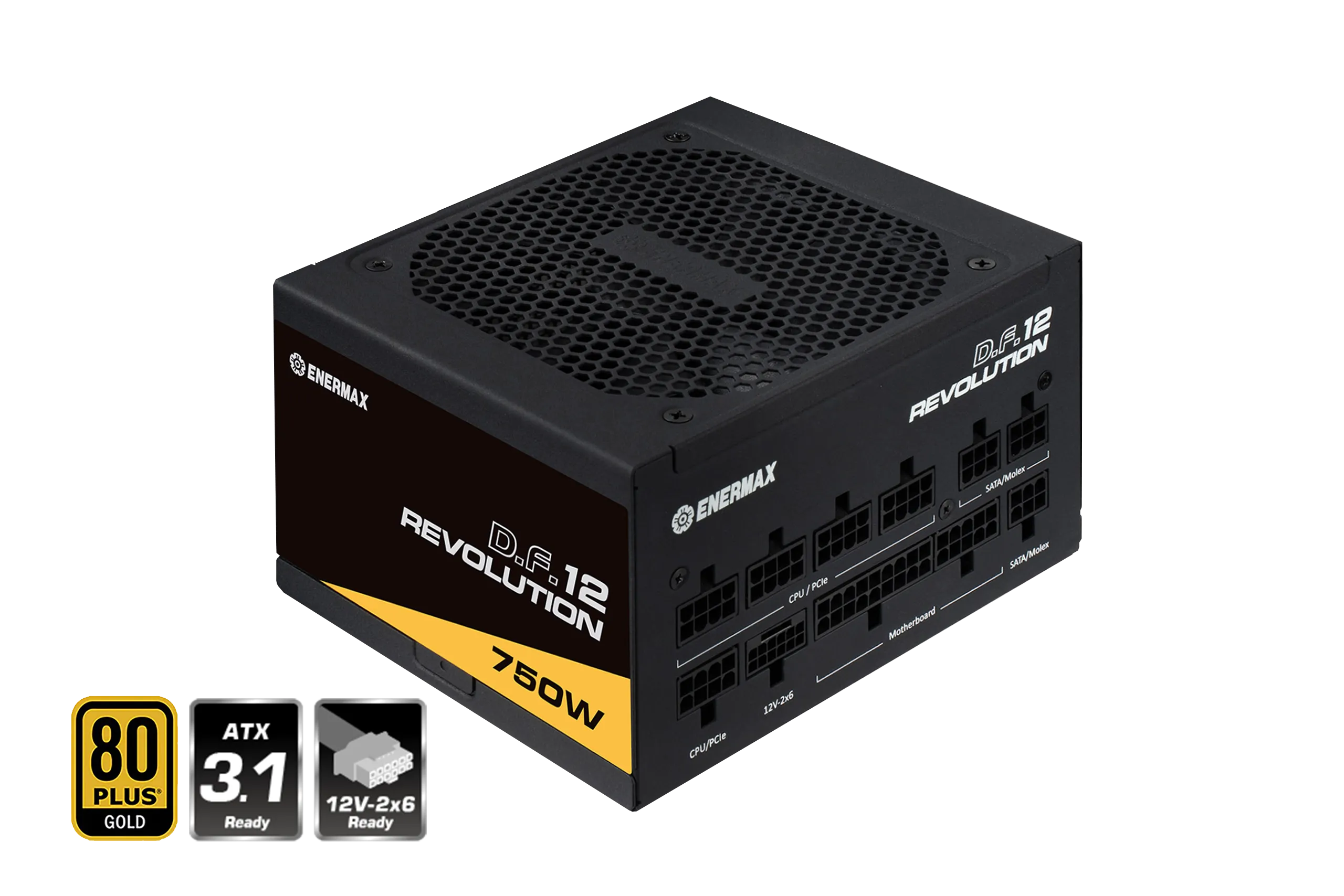 REVOLUTION D.F. 12 750W / 80 PLUS® Gold / ATX 3.1 Fully-Modular Power Supply