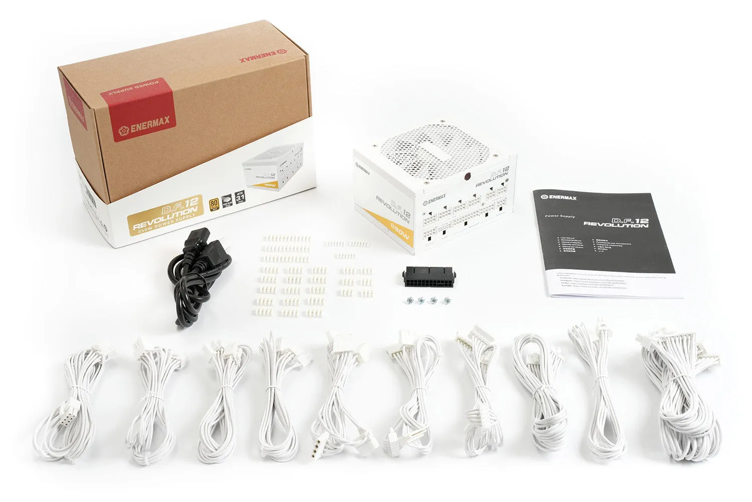 REVOLUTION D.F. 12 850W White / 80 PLUS® Gold / ATX 3.1 Fully-Modular Power Supply