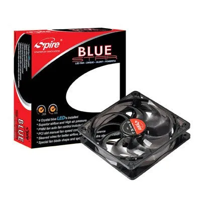 Spire Blue Star 120x120x25mm LED PWM Fan SP12025S1L4-B