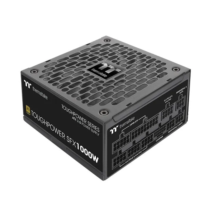 【本週特價】Thermaltake 1000W Toughpower SFX-L PCIE 5.0 ATX 3.0 80Plus Gold Full Modular Power Supply (PS-STP-1000FNFAGK-1)